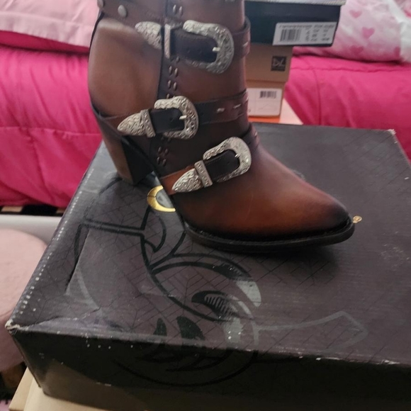 Ladies CUADRA leather bootie - Picture 2 of 2